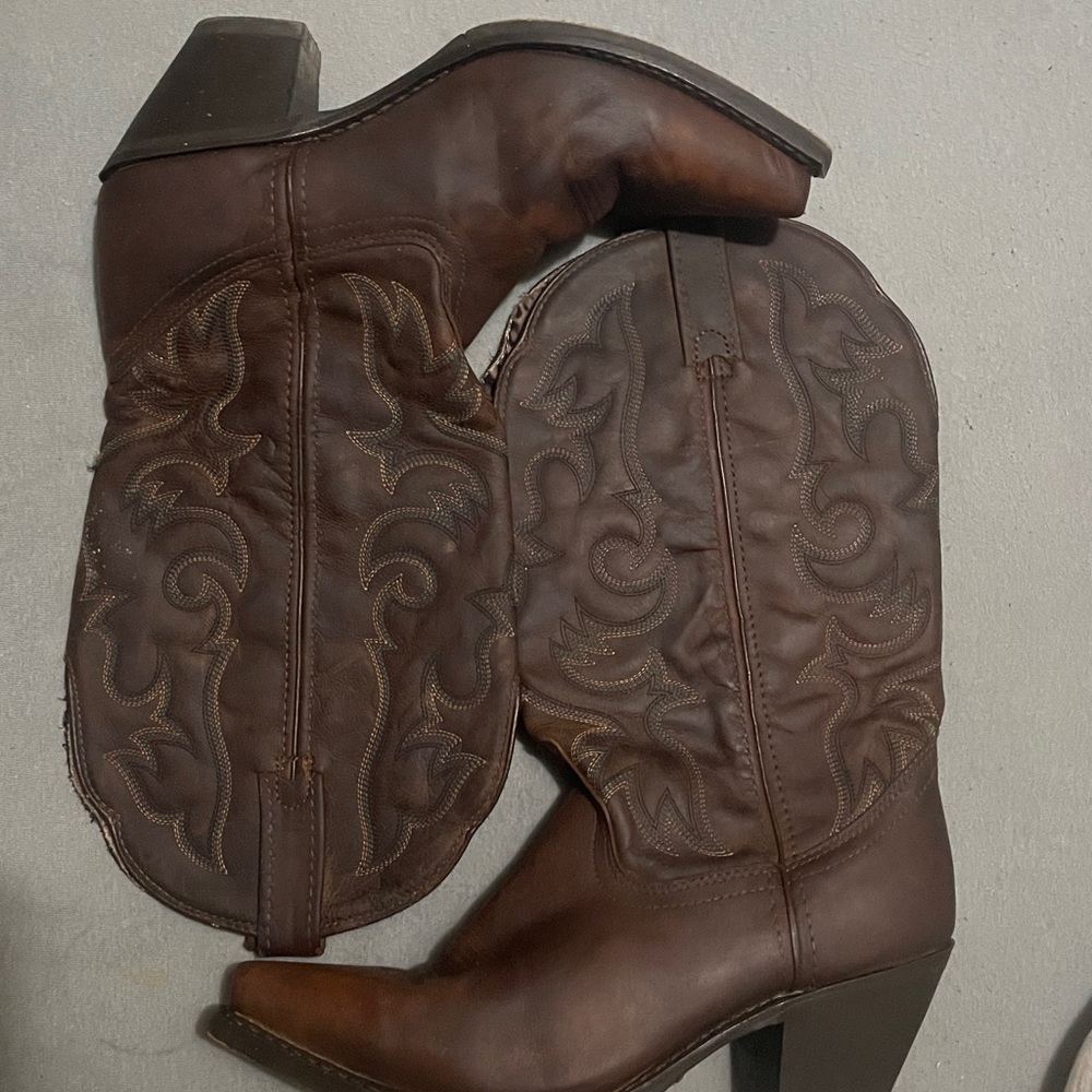 Laredo Women's Brown Leather Boots